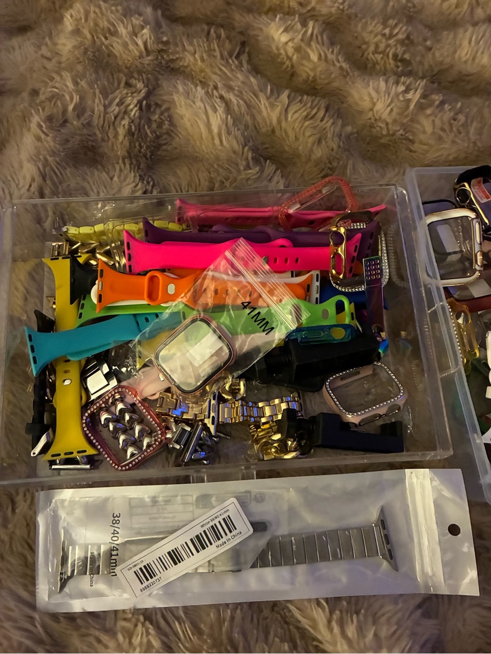 Apple Watch Compatible Silicone Bands and Accessories - Multicolor